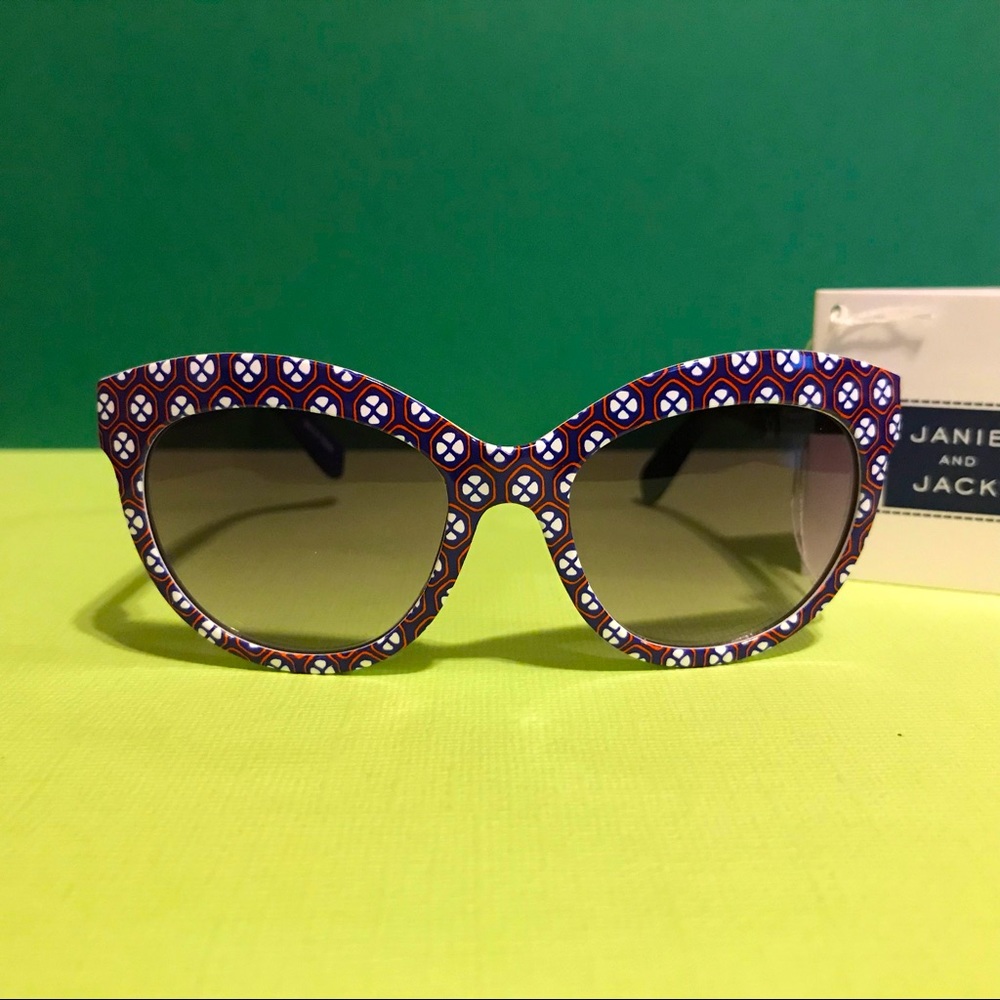 New Janie and Jack Sunglasses 0-2 yrs, block 95%UVB & 60%UVA. Blue, Red, White